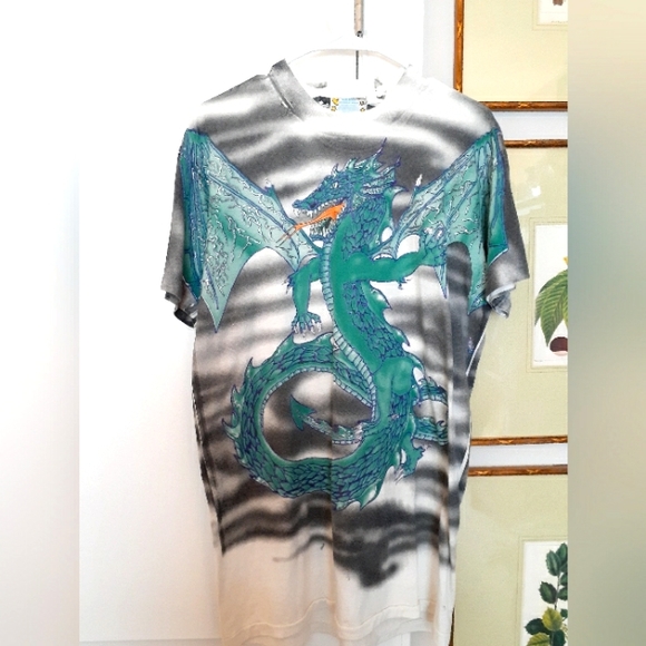 🐲Caribbean Dream All Over Print T-shirt - Picture 2 of 5